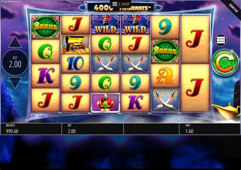 Genie Jackpots Megaways Slot 1