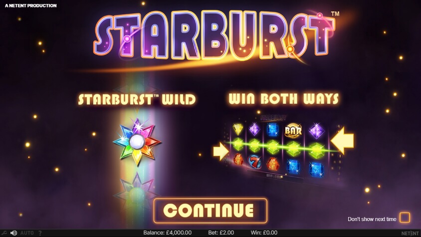 Starburst Slot 2