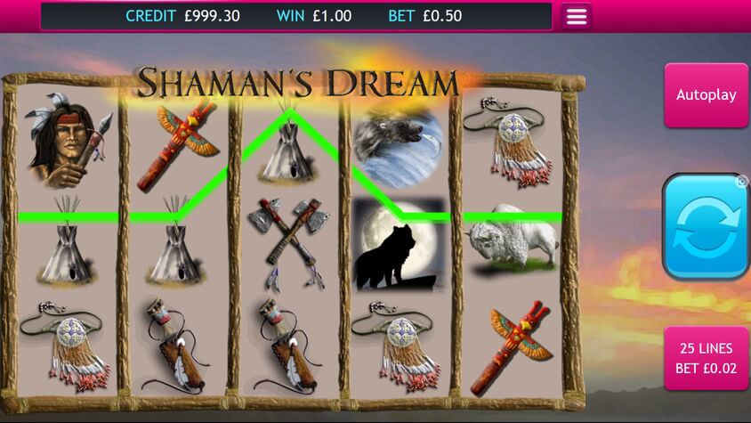 Shamans Dream Slot 3