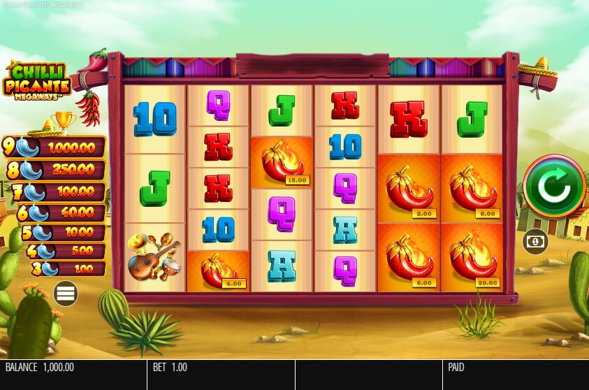 Chilli Picante Megaways Slot Review 2