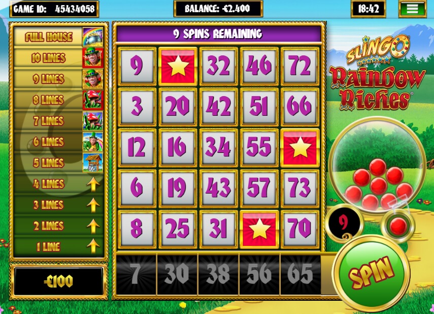 Slingo Rainbow Riches Review 2